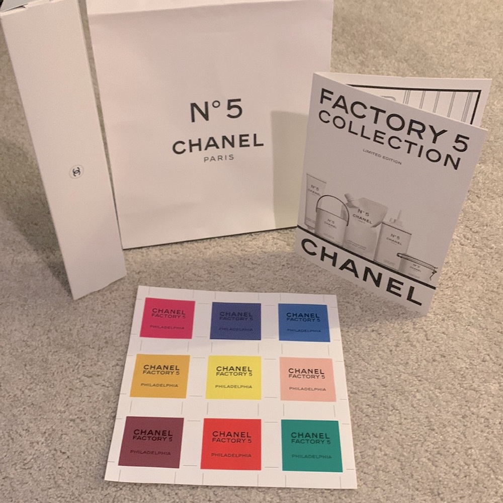 Chanel paper packaging & product literature
